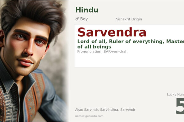 Sarvendra Name Meaning — Sanskrit Origin, Hindu Boy Name & Details (2025)