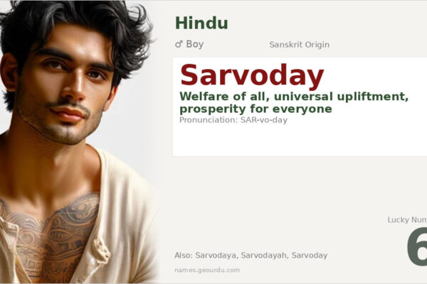 Sarvoday Name Meaning — Sanskrit Origin, Boy Name & Details (2025)