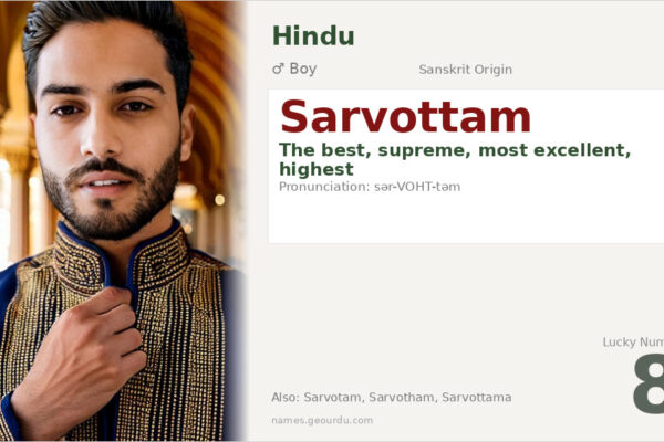 Sarvottam Name Meaning — Sanskrit Origin, Boy Name & Details (2025)