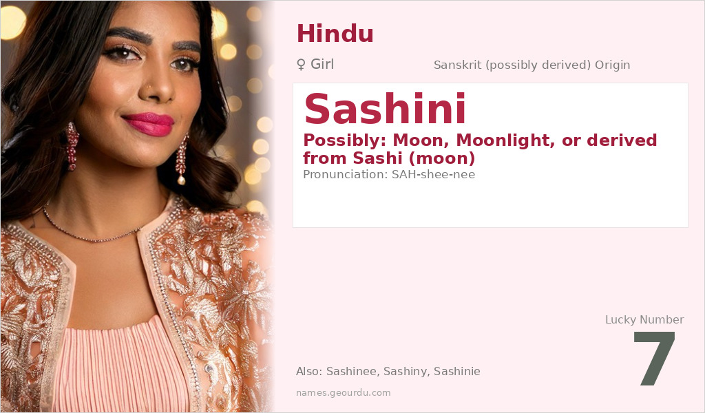 Sashini Name Meaning and Details