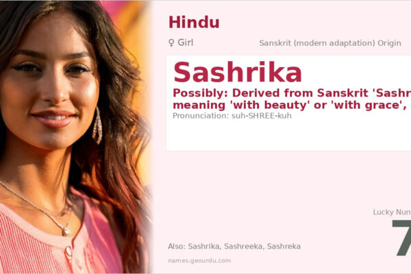 Sashrika Name Meaning — Origin, Gender & Details (2025)