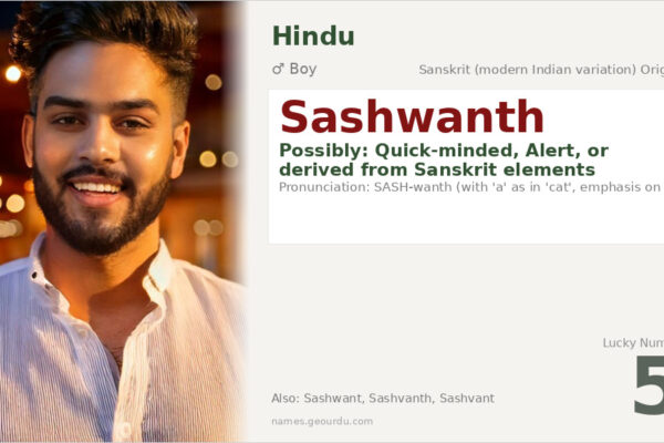 Sashwanth Name Meaning — Origin, Gender & Details (2025)