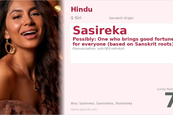Sasireka Name Meaning — Origin, Gender & Details (2025)