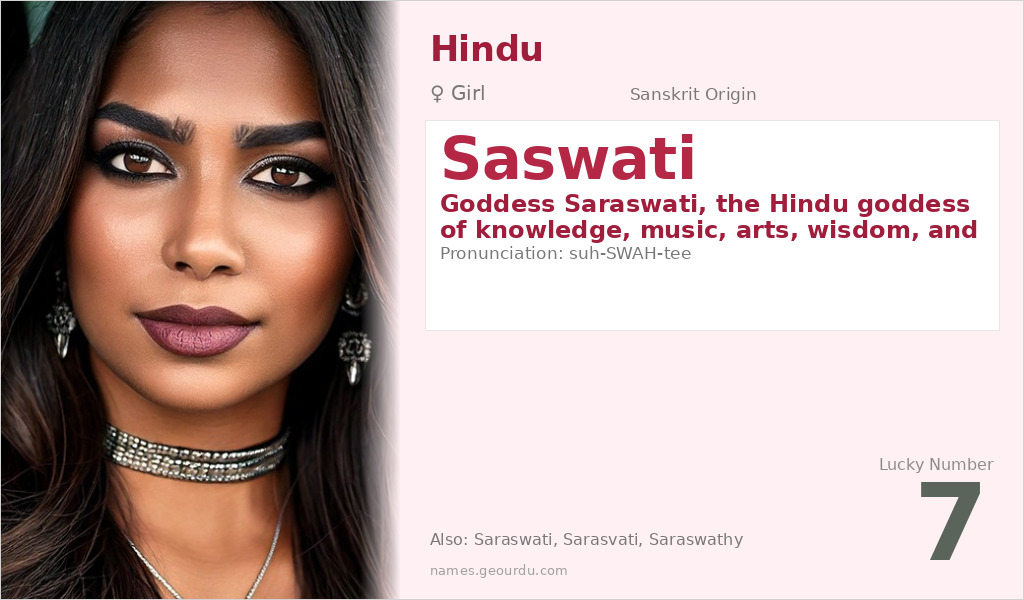 Saswati Name Meaning and Details