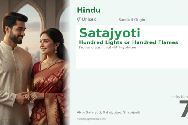 Satajyoti Name Meaning — Sanskrit Origin, Gender & Details (2025)