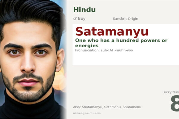 Satamanyu Meaning — Sanskrit Origin, Boy Name & Details (2025)