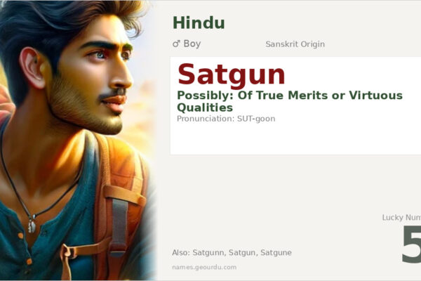 Satgun Name Meaning — Origin, Gender & Details (2025)