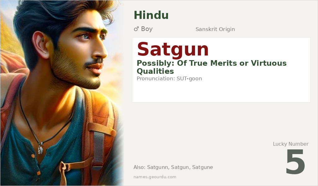 Satgun Name Meaning and Details