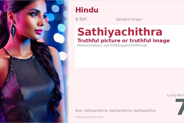 Sathiyachithra Meaning — Sanskrit Origin, Girl Name & Details (2025)