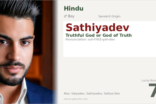Sathiyadev Meaning — Sanskrit Origin, Boy Name & Details (2025)
