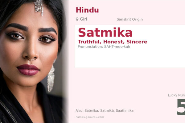 Satmika Name Meaning — Sanskrit Origin, Girl Name & Details (2025)