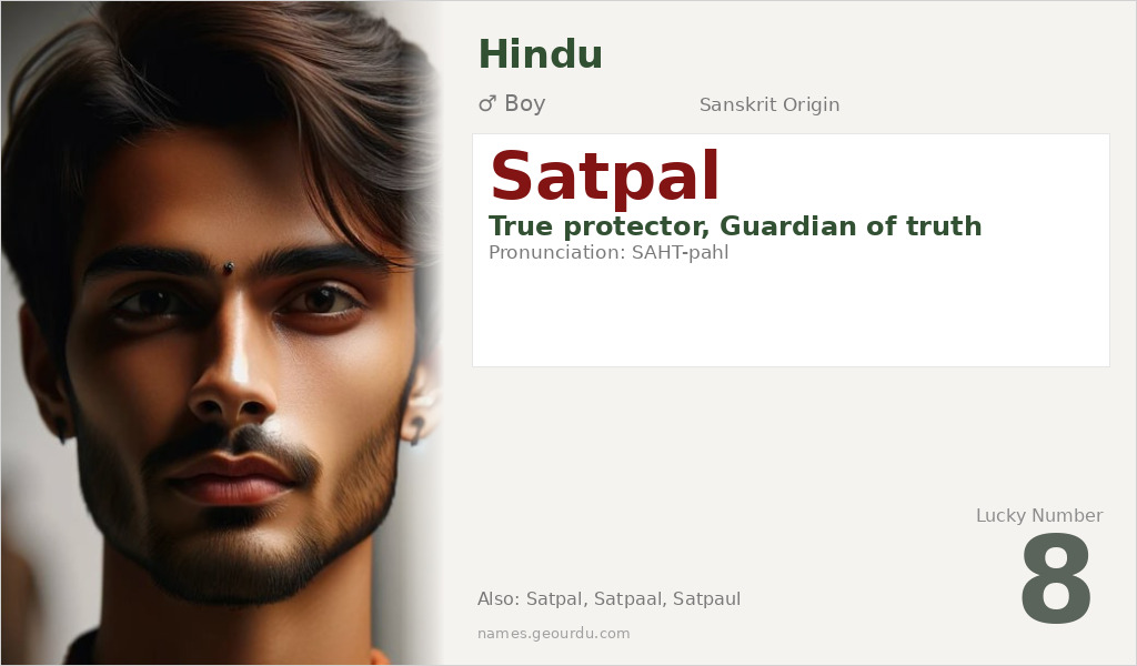 Satpal Name Meaning and Details