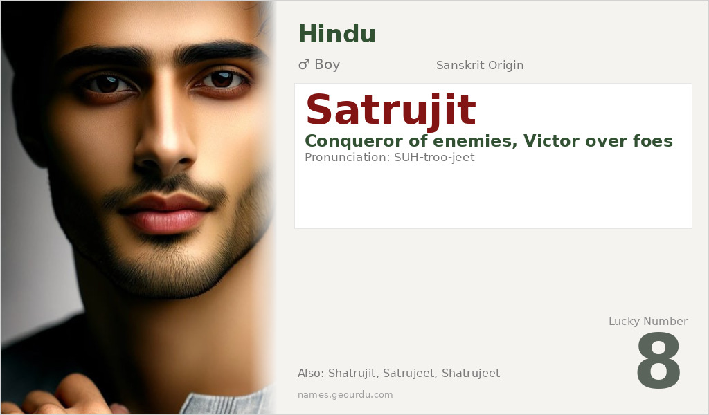 Satrujit Name Meaning and Details
