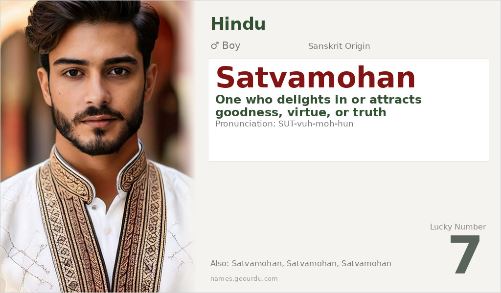 Satvamohan Name Meaning and Details