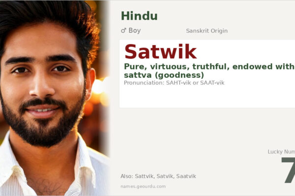 Satwik Name Meaning — Sanskrit Origin, Boy Name & Details (2025)