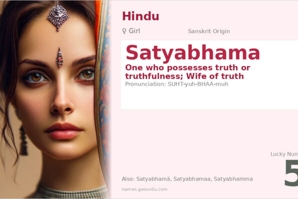 Satyabhama Meaning — Sanskrit Origin, Girl Name & Details (2025)