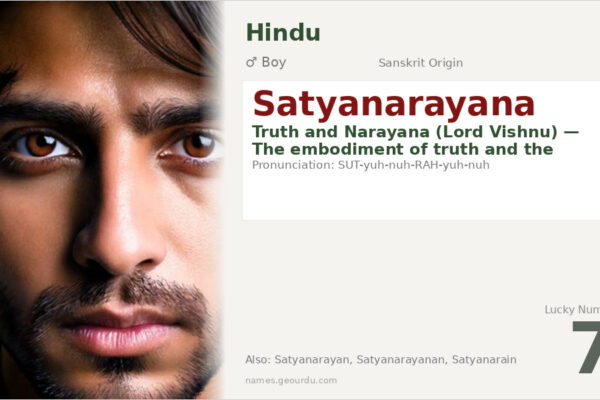 Satyanarayana Meaning — Sanskrit Origin, Boy Name & Hindu Significance (2025)