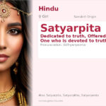 Satyarpita Name Meaning and Details