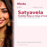 Satyavela Name Meaning and Details
