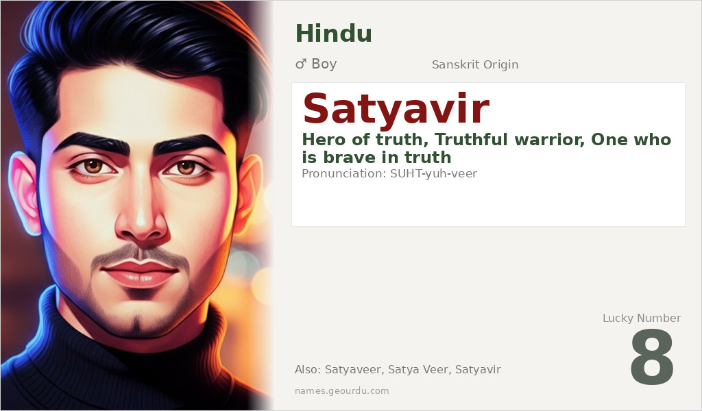 Satyavir Name Meaning and Details