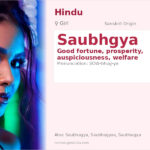 Saubhgya Name Meaning and Details