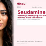 Saudaminee Name Meaning and Details