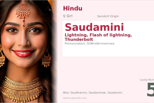 Saudamini Meaning — Sanskrit Origin, Girl Name & Details (2025)