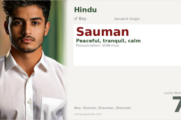 Sauman Name Meaning — Sanskrit Origin, Boy Name & Details (2025)
