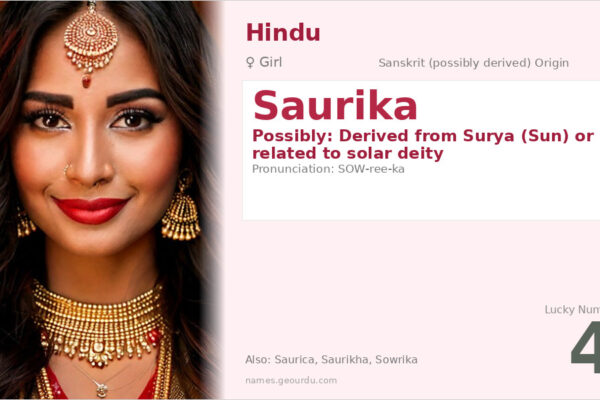 Saurika Name Meaning — Origin, Gender & Details (2025)
