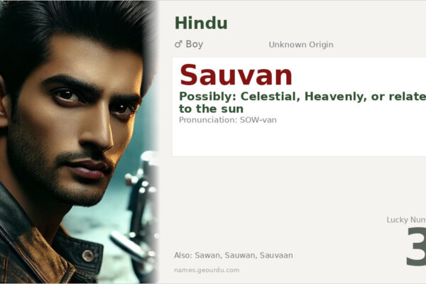 Sauvan Name Meaning — Origin, Gender & Details (2025)