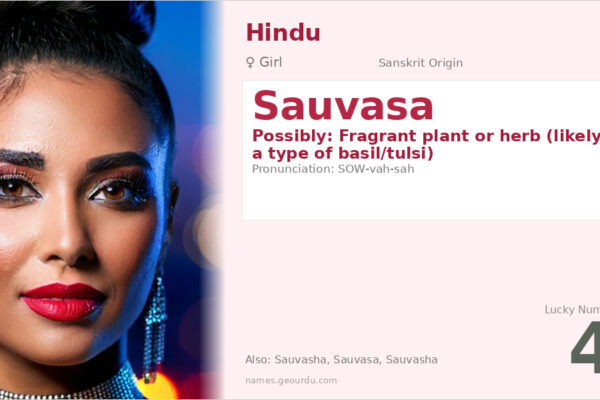 Sauvasa Name Meaning — Sanskrit Origin, Girl Name & Details (2025)