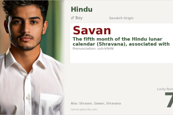 Savan Name Meaning — Hindu Origin, Boy Name & Details (2025)