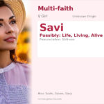 Savi Name Meaning and Details