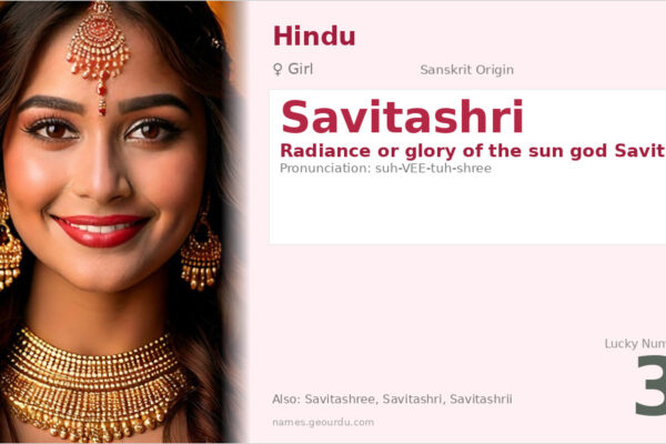 Savitashri Meaning — Sanskrit Origin, Girl Name & Details (2025)