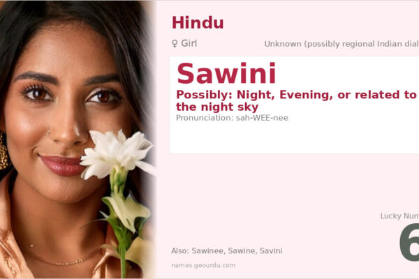 Sawini Name Meaning — Origin, Gender & Details (2025)