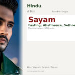 Sayam Name Meaning and Details