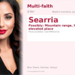 Searria Name Meaning and Details