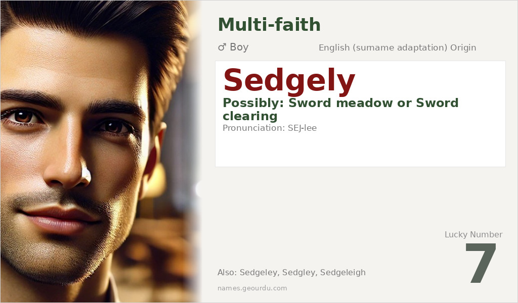 Sedgely Name Meaning and Details