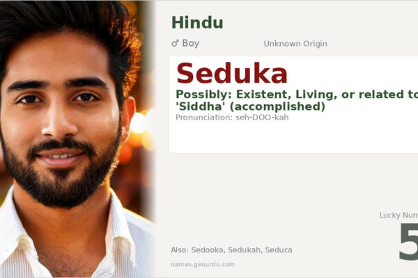 Seduka Name Meaning — Origin, Gender & Details (2025)