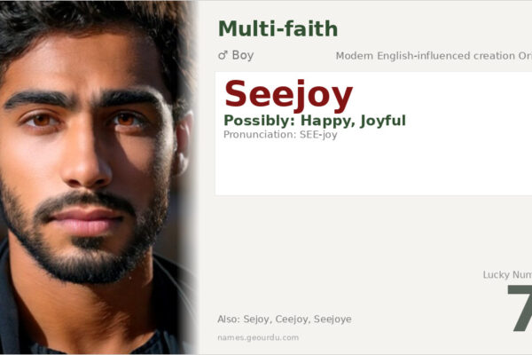 Seejoy Name Meaning — Modern Origin & Details (2025)