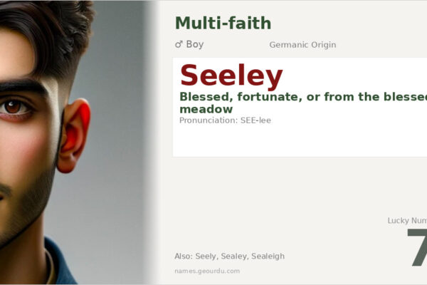 Seeley Name Meaning — Origin, Gender & Details (2025)