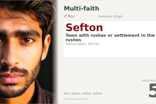 Sefton Name Meaning — Origin, Gender & Details (2025)