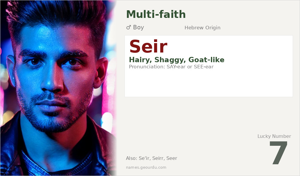 Seir Name Meaning and Details
