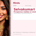 Selvakumari Name Meaning and Details