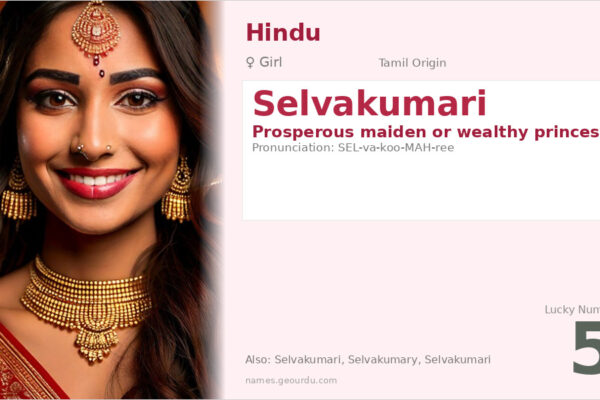 Selvakumari Name Meaning — Tamil Origin, Girl Hindu Name & Details (2025)