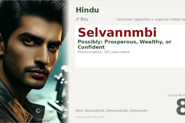 Selvannmbi Name Meaning — Origin, Gender & Details (2025)