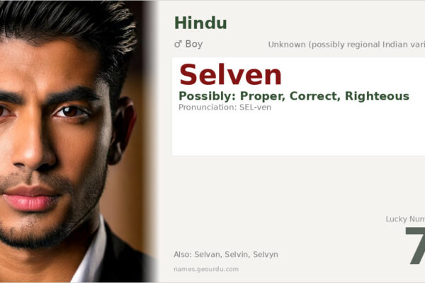 Selven Name Meaning — Origin, Gender & Details (2025)