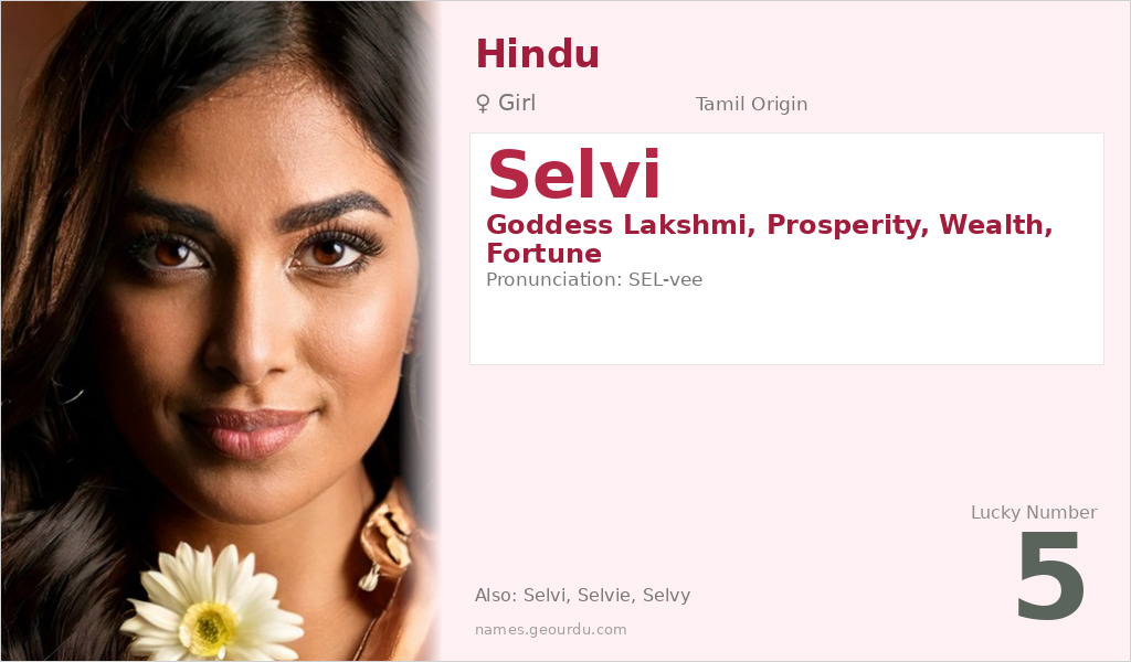 Selvi Name Meaning and Details