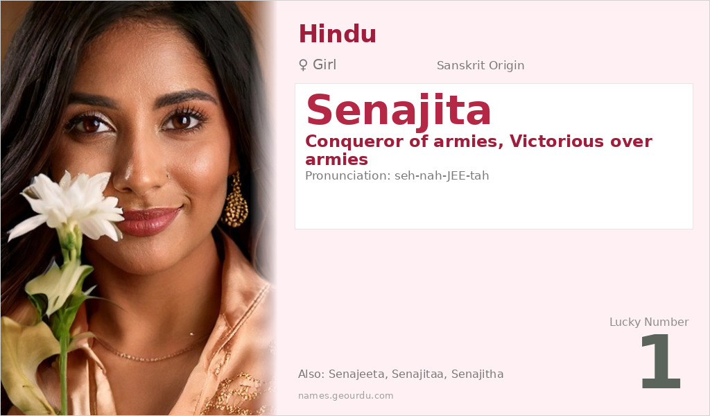 Senajita Name Meaning and Details