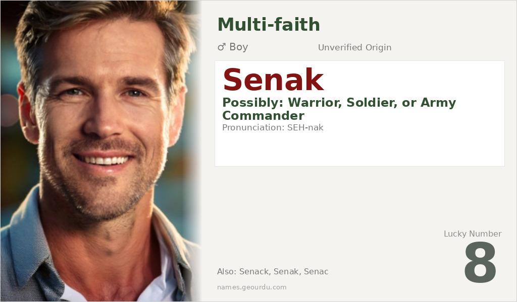 Senak Name Meaning and Details